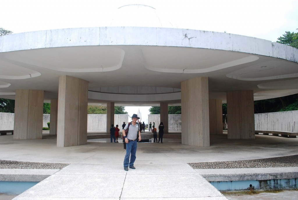 Author at the Pacific War Memorial