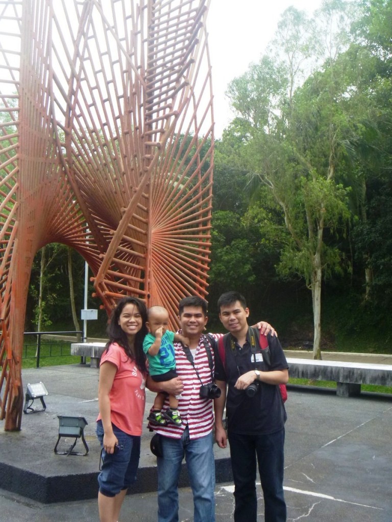 Cheska, Kyle, Marve and Jandy at the Eternal Flame