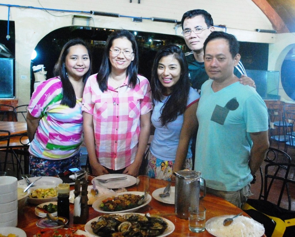 L-R: Lurhen, Mary Ann, Mel, the author and Rannie