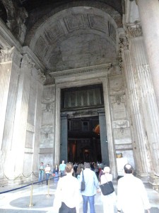 The entrance doorway